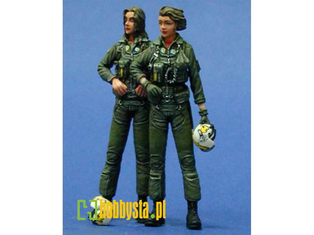 Us Navy Women Pilots Set 2 Figures - zdjęcie 1 Us Navy Women Pilots Set 2 Figures - zdjęcie 1