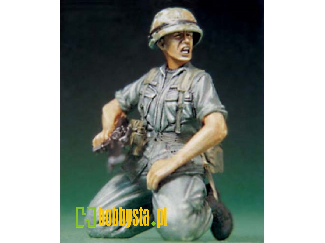 Us Soldier At Vietnam War-shouting - zdjęcie 1 Us Soldier At Vietnam War-shouting - zdjęcie 1