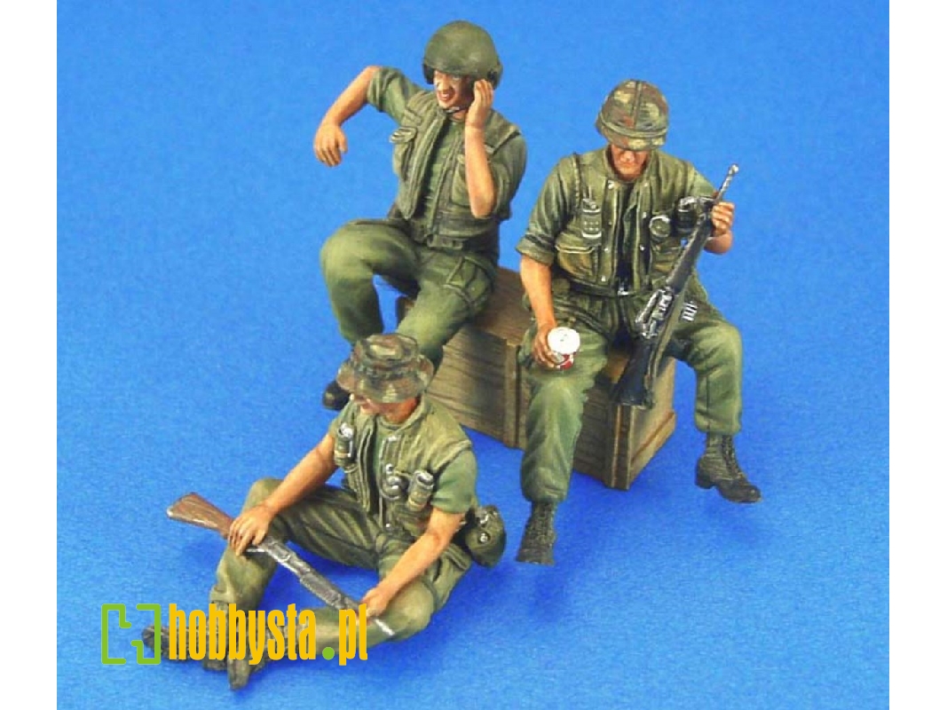 Us Afv Crew Set (Vietnam) 3 Figures - zdjęcie 1