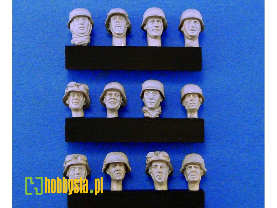 German Heads Set #2 (Wwii) 12ea - zdjęcie 1 German Heads Set #2 (Wwii) 12ea - zdjęcie 1