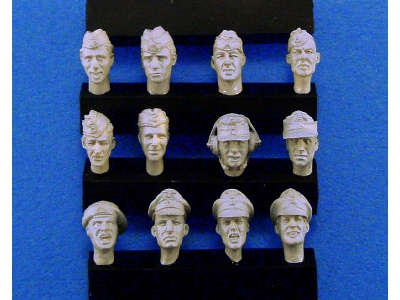 German Heads Set #3 (Wwii) 12ea - zdjęcie 1