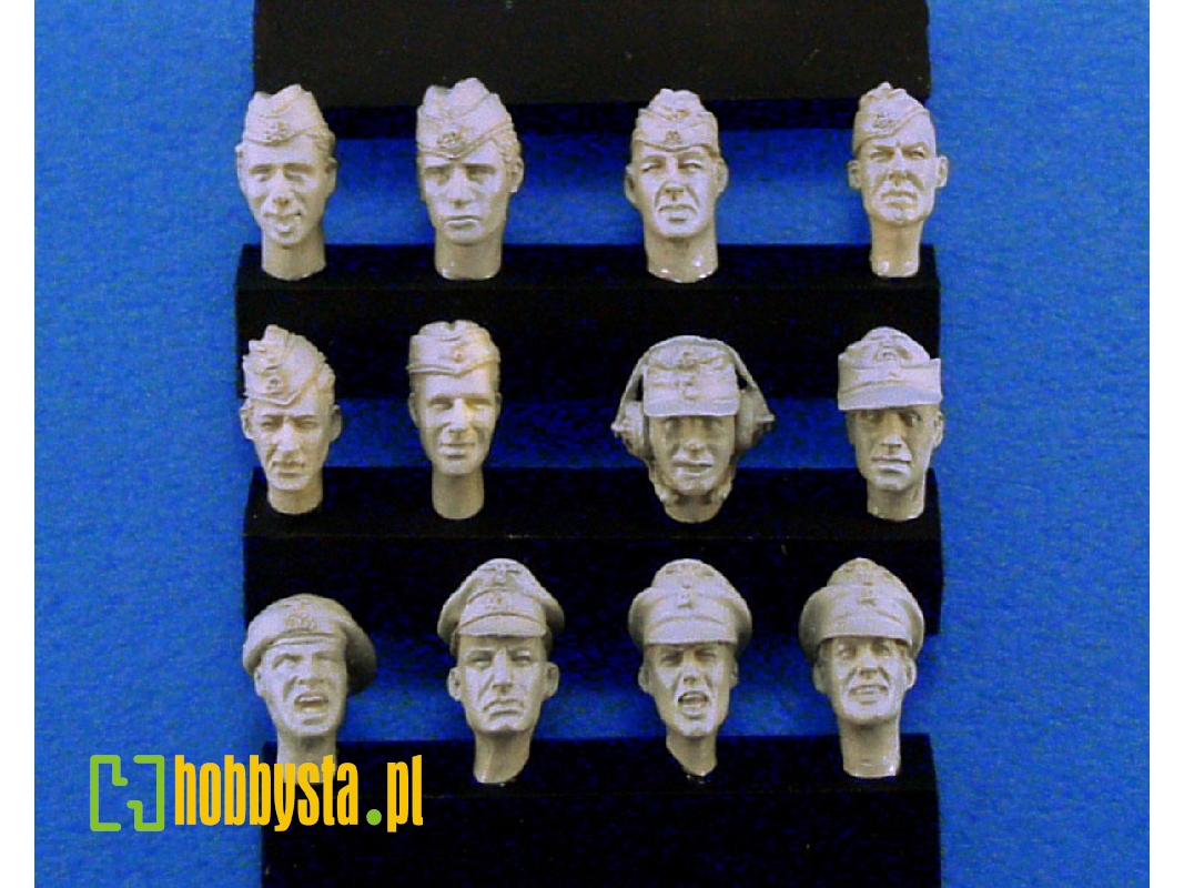 German Heads Set #3 (Wwii) 12ea - zdjęcie 1