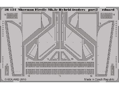  Sherman Firefly Mk. Ic Hybrid fenders 1/35 - Dragon - blaszki - zdjęcie 3