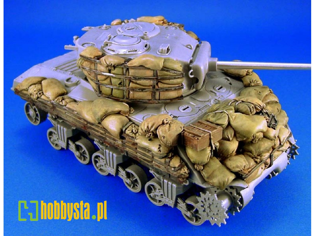 Sherman M4a3 Sandbag Armor Set #2 - zdjęcie 1 Sherman M4a3 Sandbag Armor Set #2 - zdjęcie 1