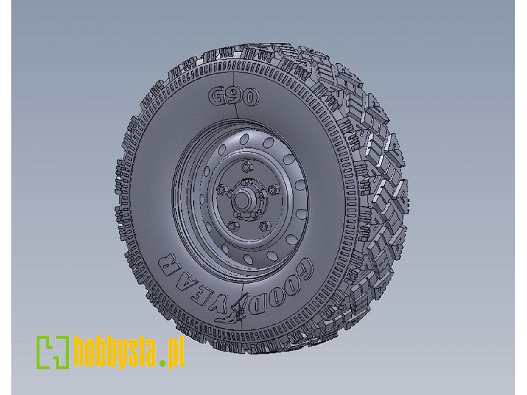 Wolf W.M.I.K Weighted Aggressive Pattern Wheel Set (Incl. Covered/Uncovered Spare Wheels) For Hobbyboss - zdjęcie 1 Wolf W.M.I.K Weighted Aggressive Pattern Wheel Set (Incl. Covered/Uncovered Spare Wheels) For Hobbyboss - zdjęcie 1
