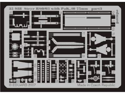  Steyr RSO/03 with PaK.40 75mm 1/35 - Revell - blaszki - zdjęcie 4
