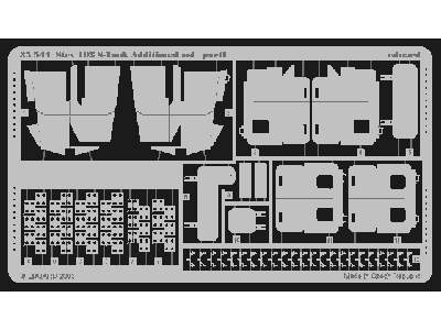  Strv.103 S-Tank additional set 1/35 - Trumpeter - blaszki - zdjęcie 2