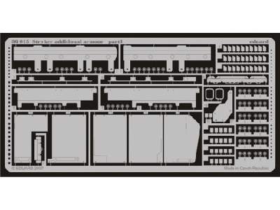  Stryker additional armour 1/35 - Trumpeter - blaszki - zdjęcie 1