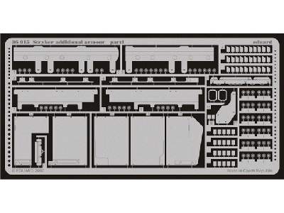  Stryker additional armour 1/35 - Trumpeter - blaszki - zdjęcie 2