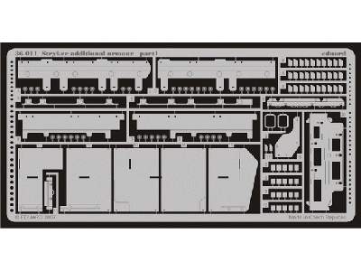  Stryker additional armour 1/35 - Afv Club - blaszki - zdjęcie 2