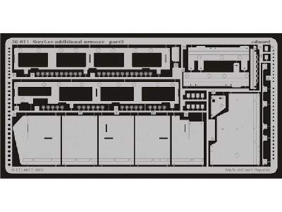  Stryker additional armour 1/35 - Afv Club - blaszki - zdjęcie 3