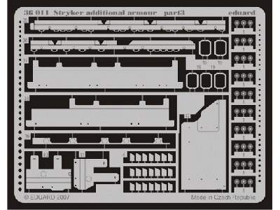  Stryker additional armour 1/35 - Afv Club - blaszki - zdjęcie 4