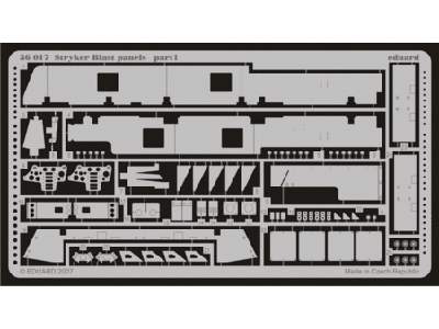  Stryker blast panels 1/35 - Afv Club - blaszki - zdjęcie 1