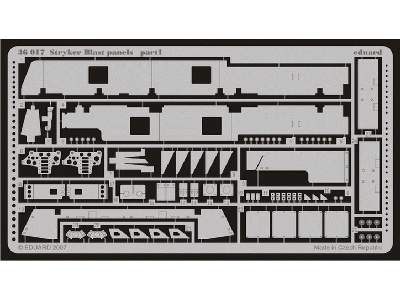  Stryker blast panels 1/35 - Afv Club - blaszki - zdjęcie 2