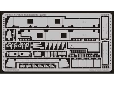  Stryker blast panels 1/35 - Trumpeter - blaszki - zdjęcie 1