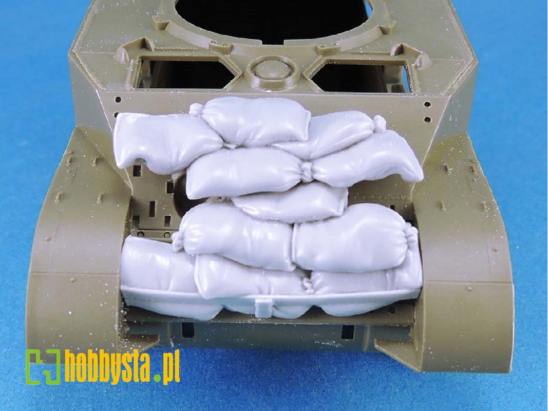 Us Light Tank M5/M8 Tank Front Hull Sandbag Armor Set - zdjęcie 1 Us Light Tank M5/M8 Tank Front Hull Sandbag Armor Set - zdjęcie 1