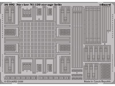  Stryker M1130 stowage belts 1/35 - Afv Club - blaszki - zdjęcie 1