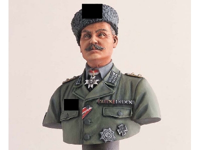 German Cossack Colonel W/Base Bust - zdjęcie 1