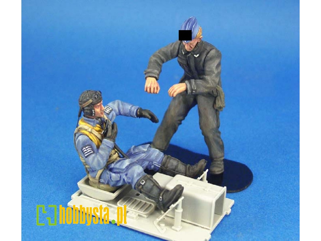 Wwii Luftwaffe Bf-109 Pilot & Mechanic Set - zdjęcie 1 Wwii Luftwaffe Bf-109 Pilot & Mechanic Set - zdjęcie 1