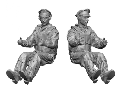 Ww2 Us Bomber Pilot & Co-pilot Set - zdjęcie 3