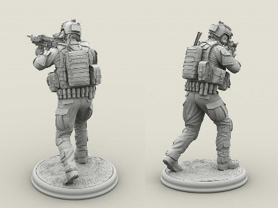 Us Navy Seal #1 (3d Sculpted,w/Hk416*xm320) - zdjęcie 7