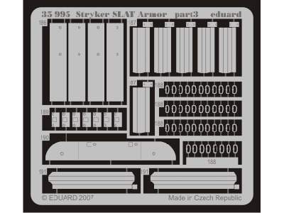  Stryker slat armour 1/35 - Trumpeter - blaszki - zdjęcie 4