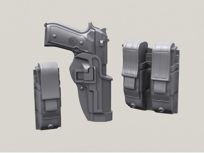 Beretta 92f In Blackhawk Serpa Holster W/Mag Pouches Set (10ea) - zdjęcie 2