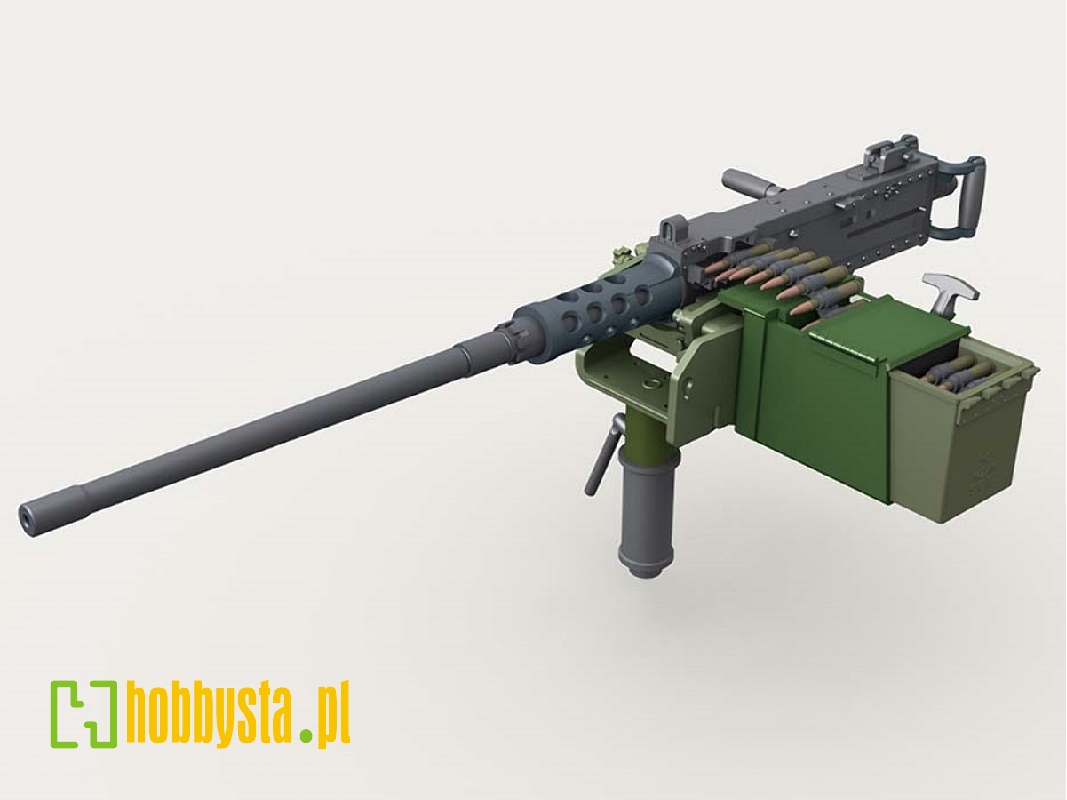 M2 Hmg On Mk.93 Mount W/100rd Ammo Box - zdjęcie 1 M2 Hmg On Mk.93 Mount W/100rd Ammo Box - zdjęcie 1