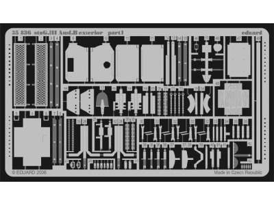  StuG. III Ausf. B exterior 1/35 - Tamiya - blaszki - zdjęcie 1