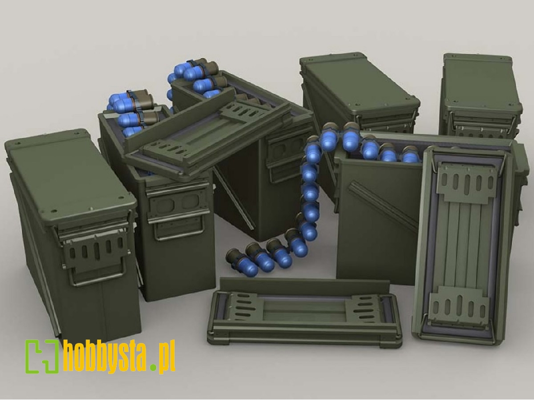M548 40mm 48 Cart Ammo Can Set - zdjęcie 1 M548 40mm 48 Cart Ammo Can Set - zdjęcie 1