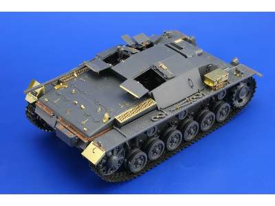  StuG. III Ausf. B exterior 1/35 - Tamiya - blaszki - zdjęcie 9