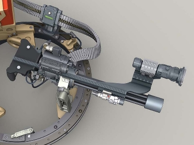 M134d Minigun, Multi-mission Compatible (Mmc) System, W/ 3,000rd 3-bay Ammunition Can - zdjęcie 12