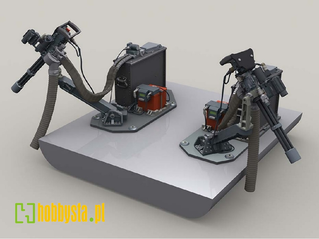 M134d Minigun On Ec725 Gun Mount (Helicopter's Left/Right Door Applications) W/3,000rd Ammo Box - zdjęcie 1 M134d Minigun On Ec725 Gun Mount (Helicopter's Left/Right Door Applications) W/3,000rd Ammo Box - zdjęcie 1