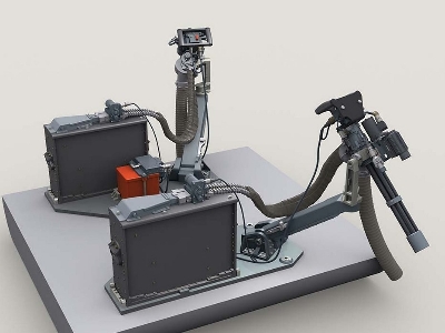 M134d Minigun On Ec725 Gun Mount (Helicopter's Left/Right Door Applications) W/3,000rd Ammo Box - zdjęcie 2