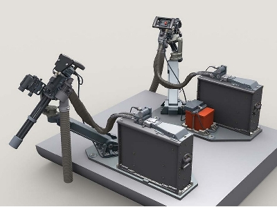 M134d Minigun On Ec725 Gun Mount (Helicopter's Left/Right Door Applications) W/3,000rd Ammo Box - zdjęcie 3