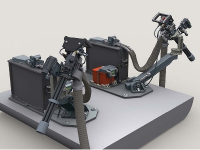 M134d Minigun On Ec725 Gun Mount (Helicopter's Left/Right Door Applications) W/3,000rd Ammo Box - zdjęcie 4