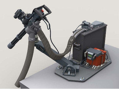 M134d Minigun On Ec725 Gun Mount (Helicopter's Left/Right Door Applications) W/3,000rd Ammo Box - zdjęcie 8