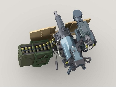 Mk47 40mm Agl W An/Pwg-1 Sight, On Sag Shield Mount (Window Version) - zdjęcie 6