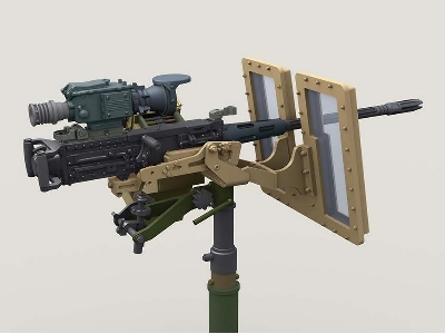 M3d Dragon Hmg On Universal Hg Pedestal Mount W/ Transparent Gun Shield - zdjęcie 3