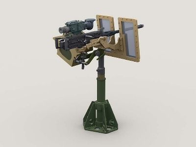 M3d Dragon Hmg On Universal Hg Pedestal Mount W/ Transparent Gun Shield - zdjęcie 7