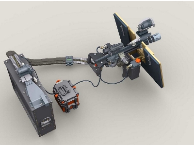 M134d Minigun On Sag Shield Mount W/ 4,000rd Ammo Box - zdjęcie 3