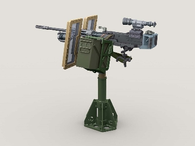 M2 Hmg On Universal Hg Pedestal Mount W/ Transparent Gun Shield - zdjęcie 3
