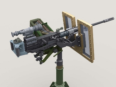 M2 Hmg On Universal Hg Pedestal Mount W/ Transparent Gun Shield - zdjęcie 7