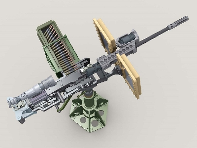 M2 Hmg On Universal Hg Pedestal Mount W/ Transparent Gun Shield - zdjęcie 8