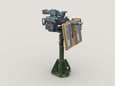 Mk47 40mm Agl W An/Pwg-1 Sight On Universal Hg Pedestal Mount W/ Transparent Gun Shield - zdjęcie 2