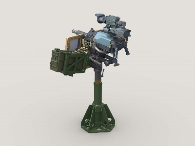 Mk47 40mm Agl W An/Pwg-1 Sight On Universal Hg Pedestal Mount W/ Transparent Gun Shield - zdjęcie 4