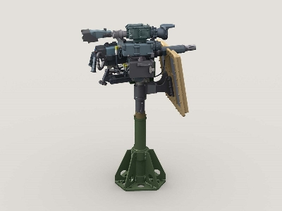 Mk47 40mm Agl W An/Pwg-1 Sight On Universal Hg Pedestal Mount W/ Transparent Gun Shield - zdjęcie 5
