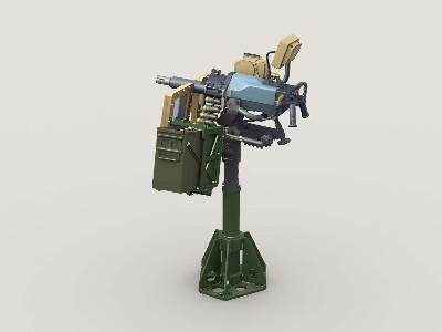 Mk47 Striker 40mm Agl W Lvsii Sight On Universal Hg Pedestal Mount W/ Transparent Gun Shield - zdjęcie 2
