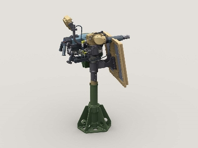 Mk47 Striker 40mm Agl W Lvsii Sight On Universal Hg Pedestal Mount W/ Transparent Gun Shield - zdjęcie 4