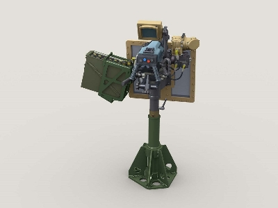 Mk47 Striker 40mm Agl W Lvsii Sight On Universal Hg Pedestal Mount W/ Transparent Gun Shield - zdjęcie 5